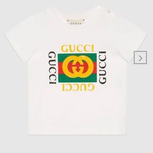 Baby gucci logo shirt